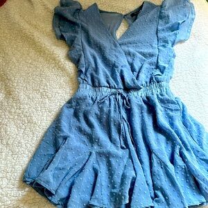 Light blue Trixxi romper size small